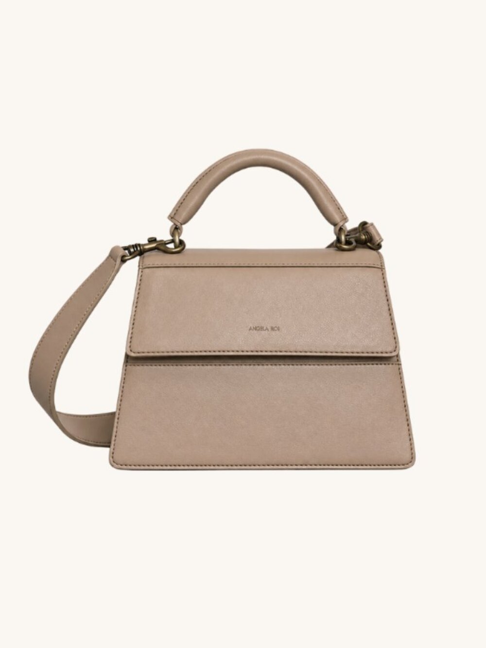 Angela Roi Hamilton Satchel (Taupe)